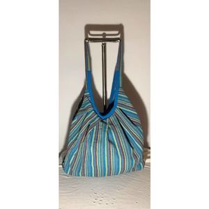 Tribe Azure Cotton Shoulder Banana Style Tote